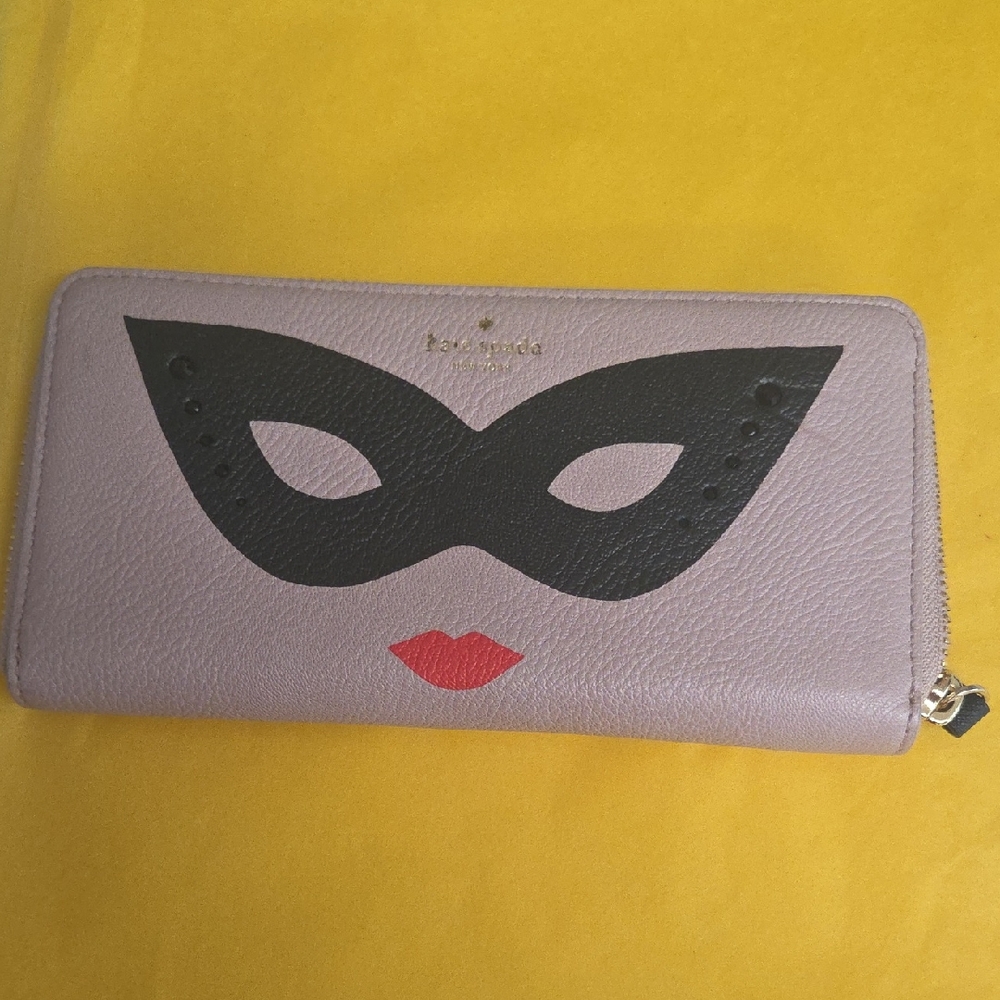 Kate Spade Pink and Black Wallet